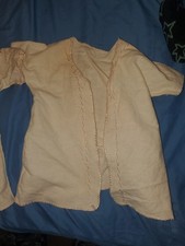 Lot of 3 Vintage White Homemade Infants Nightgown