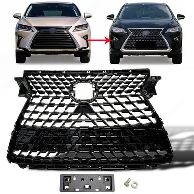 For 2016-2019 Lexus RX350 RX450h Front Upper+Lower Grille 2020-2022 Style Grille