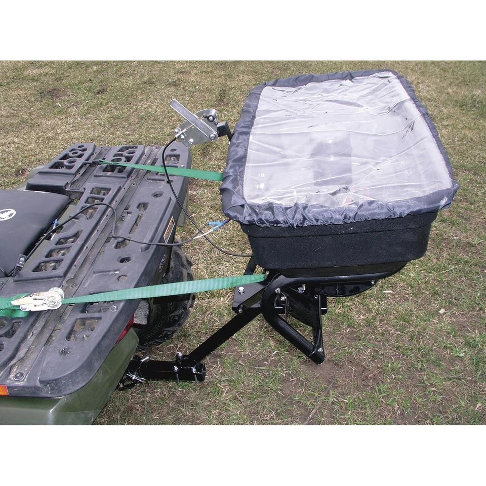 Field Tuff 12 Volt ATV Hitch-Mount Spreader - 125-Lb. Capacity, 16-Gallon Poly Foto 4 de 4
