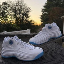 New Men's Air Jordan Jumpman Team 1- White/University Blue- FV3928-101 (Size 10)