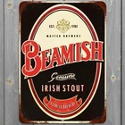 Beamish Irish Stout Beer 12 x 18 Vintage Novelty Metal Sign Made In USA New!