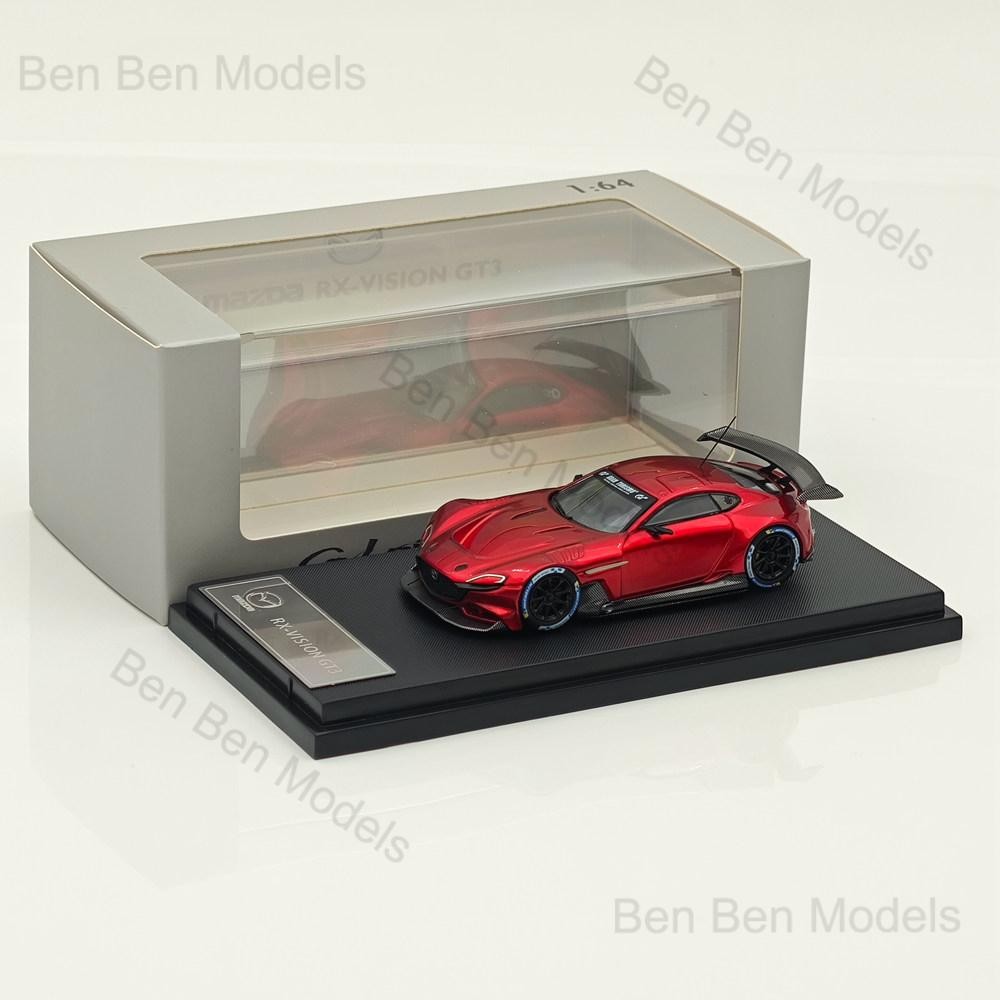 Glory 1:64 RX Vision GT3 Coupe Racing Sports Model Red Diecast