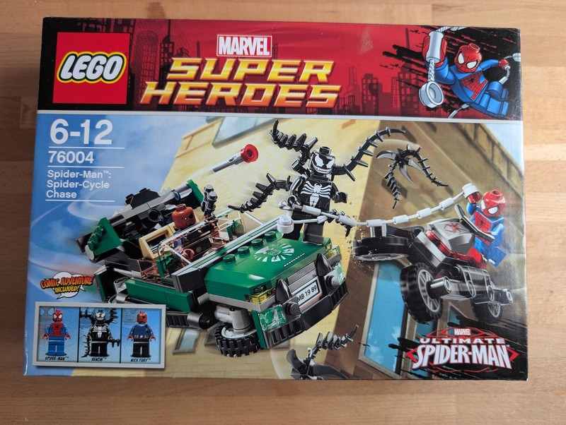 LEGO 76004 Spider-Cycle Chase New & Sealed Marvel Super Heroes Spider-Man