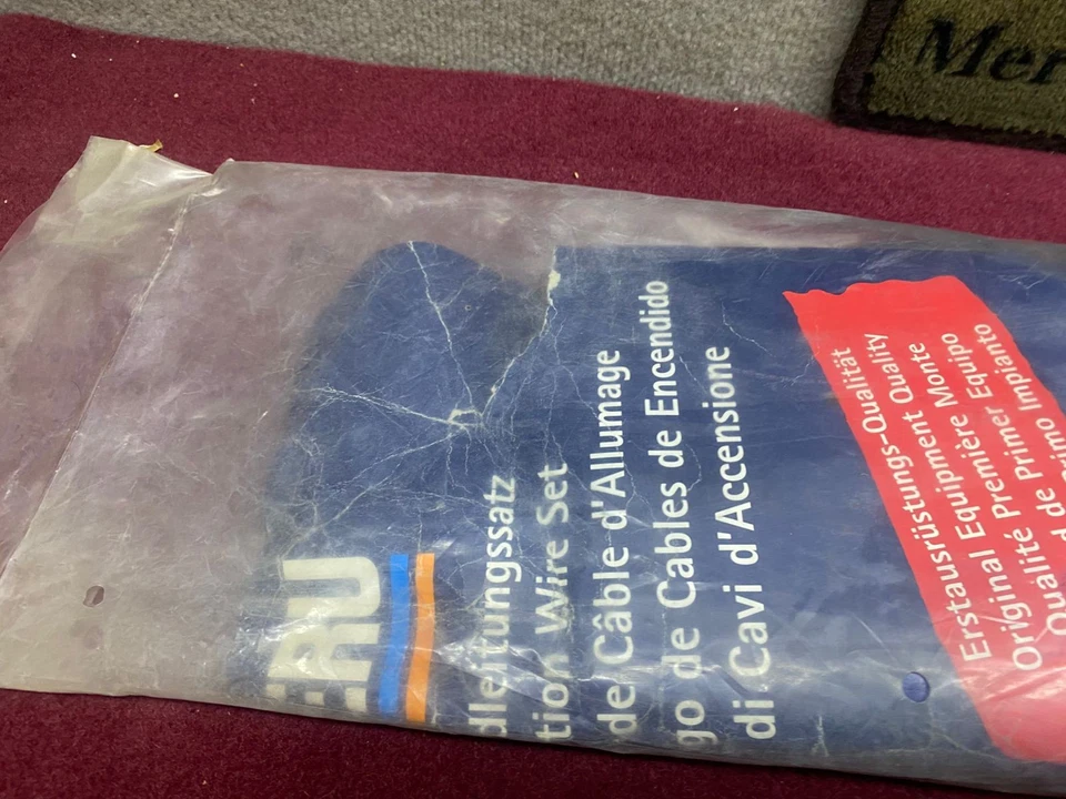 Kit de cables de encendido Mercedes Benz BERU W140 C140 R129 600 V12 NUEVO EN STOCK Foto 4 de 4