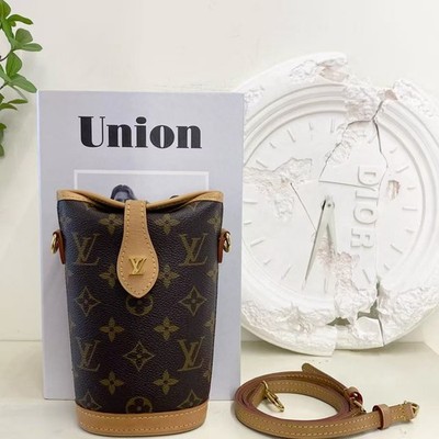 Louis Vuitton Monogram Fold Me Pouch Handbag with Detachable Shoulder Strap