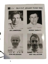 Silk Cut Jaguar Le Mans 1989 Foto D' Epoca Kodak 15,2 X 20,3 Cm (N2)