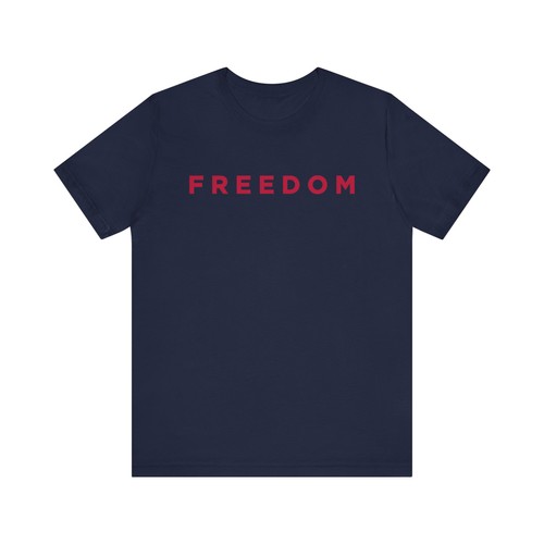 Charlie Kirk FREEDOM T-Shirt | “FREEDOM” Bold Print | Unisex Sz S-5XL | Tribute - Picture 25 of 38