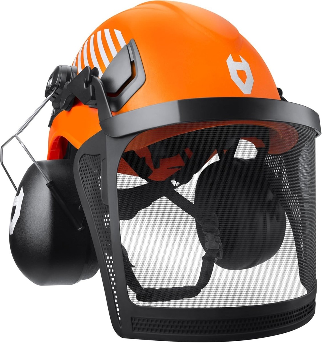 ANSI Z89.1 Rated Arborist Helmet — Chainsaw Helmet with Face