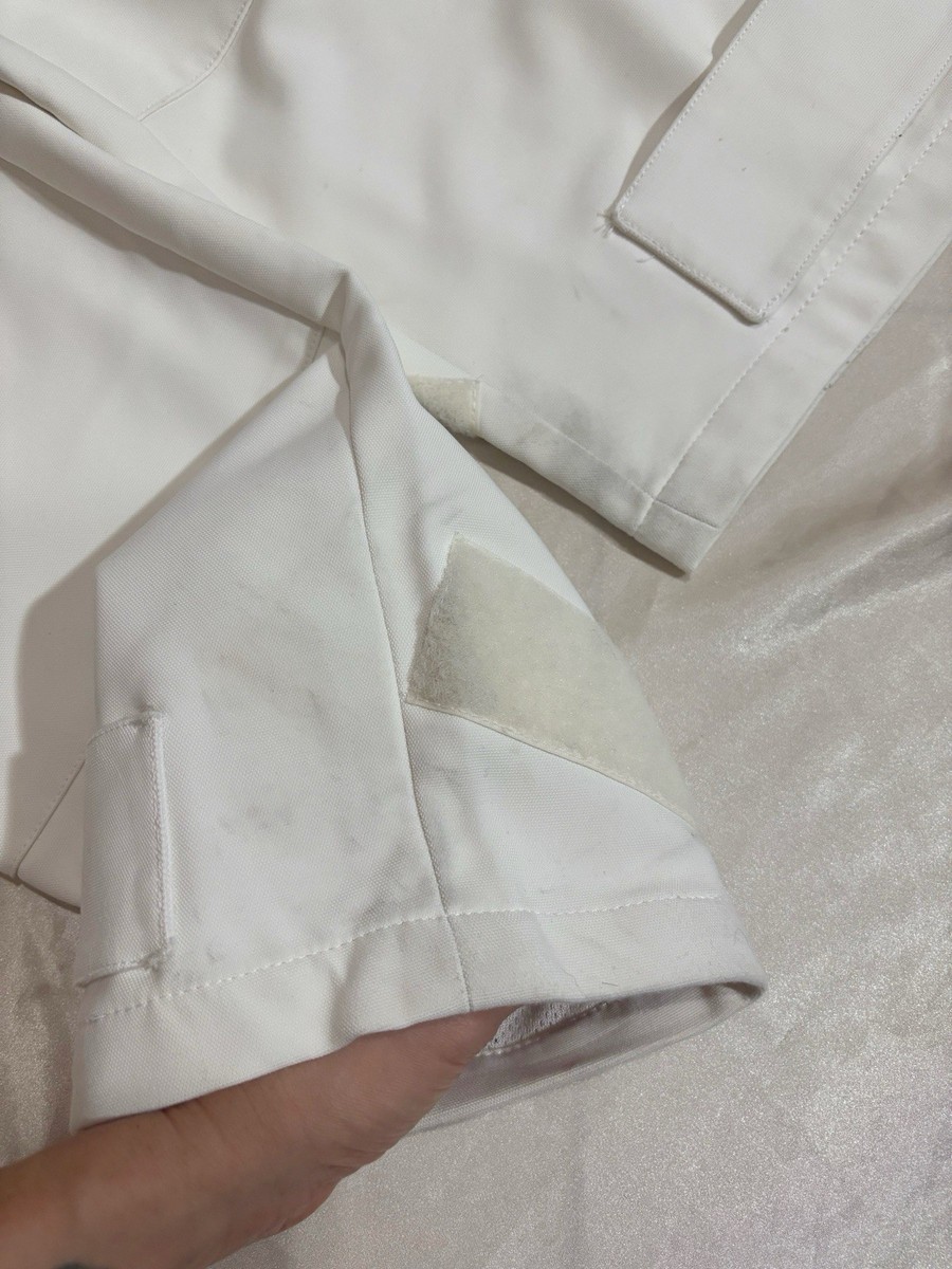 vintage prada sport white nylon tech pants 54 track joggers 30 32