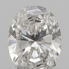 GIA Certified Brilliant Oval Cut Natural Diamond 0.19 Ct G/SI2 Grade 4 x 3 mm 770.53 per carat