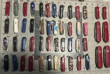 Lot Of 50 Victorinox 58mm And 91mm Swiss Army Knives Mixed Colors/Models TSA