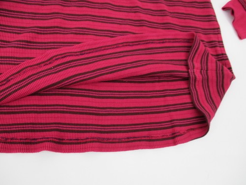 Sundance Womens Top XL Preppy Pink Black Striped Shirt Size XL Ladies Casual - Picture 7 of 15