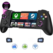 NealGamefy Phone Controller - Mobile Gaming Controller with Hall Effect Joystick