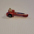 Damage Vintage Hot Wheels Die Cast 1979 Evil Knievel Rocket Car Red White & Blue