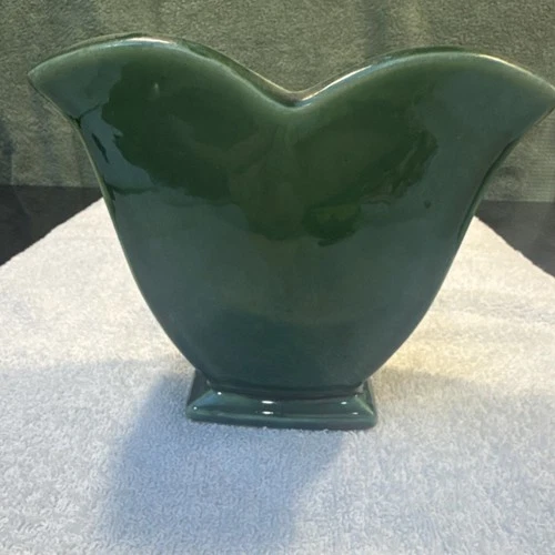 Vintage McCoy Green Ceramic  Planter USA