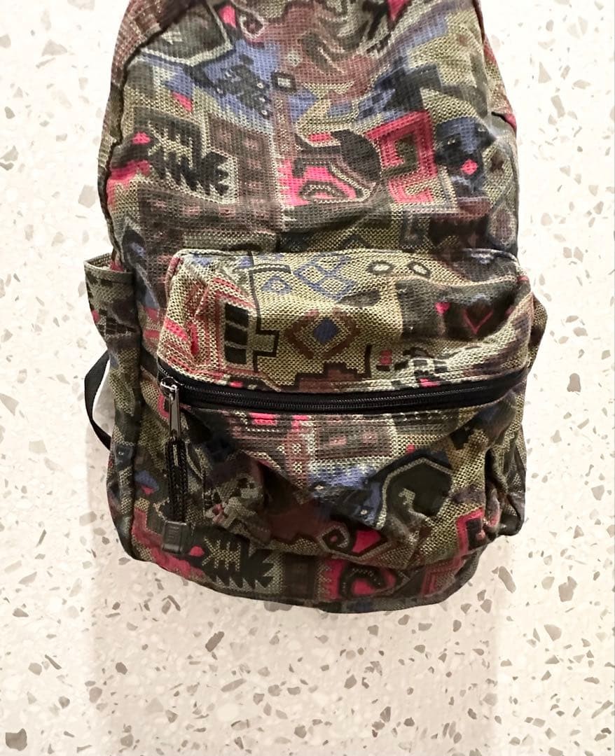 All-over pattern mini Backpack backpack multicolo… - image 4