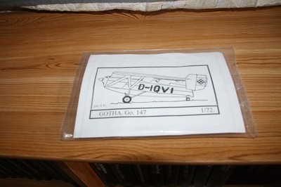 1:72   Dujin 7281 Gotha Go.147, super rare !!!