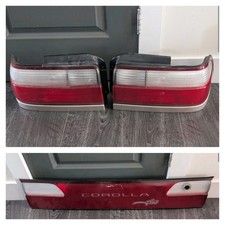 Toyota Corolla 1996-1997 Rear Trunk Garnish And Taillights Combo See Pics Oem