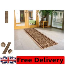 Elegant Animal Print Leopard Runner Rug 60x120CM – Easy Clean & Non-Slip Design