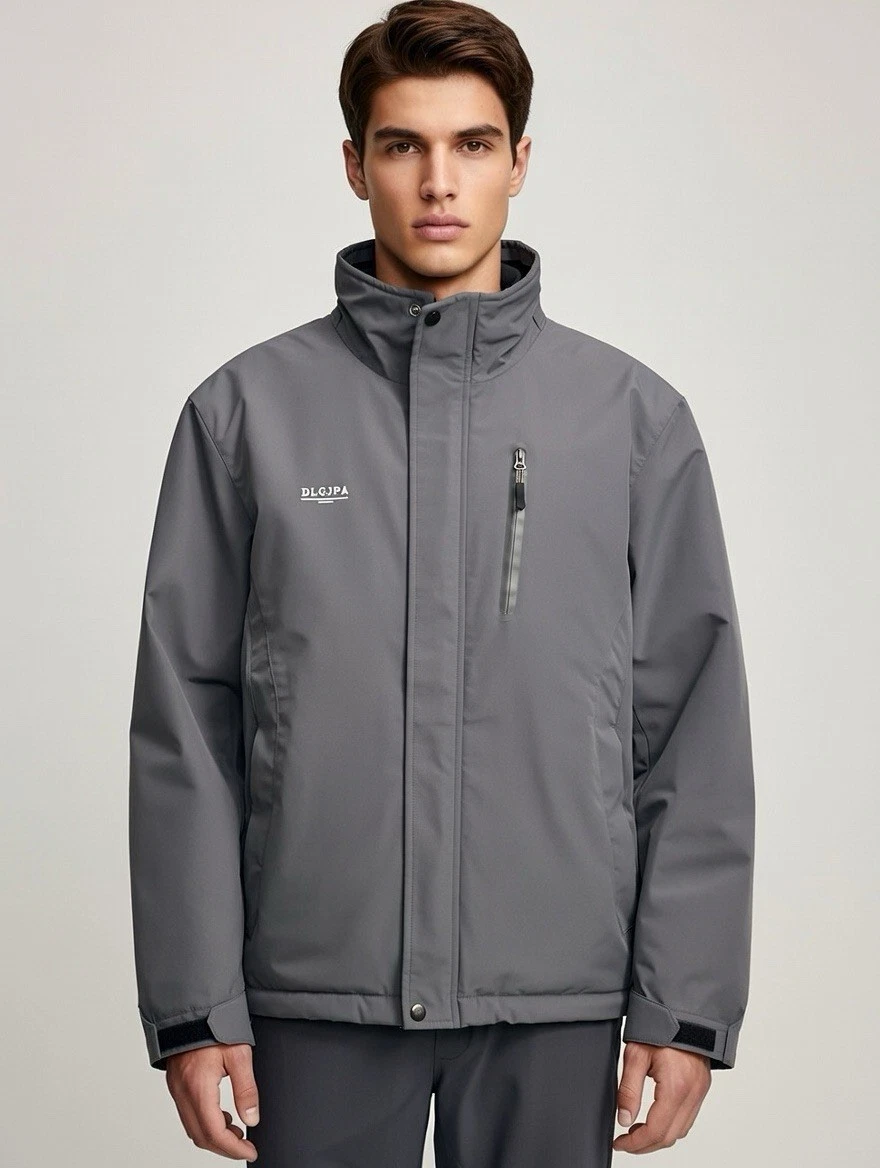 DLGJPA Men's Large Gray Latest Vogue Weather Gear Snow Jacket Coat Ski Outdoor
Opens in a new window