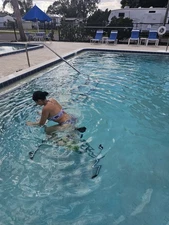 Active Aquabike Aqquatix Bike, Made in Italy, Green Carter, Local pick up Only !