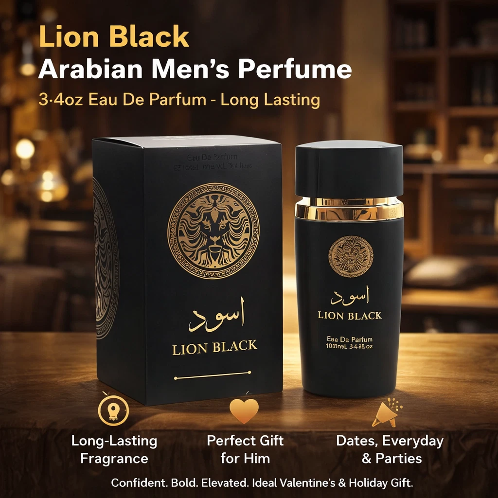 Lion Black Arabian Perfume