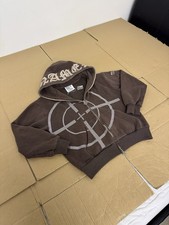 Named Collective Unisex Brown Target Zipper Hoodie xS