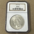 1923 Peace Silver Dollar NGC MS64