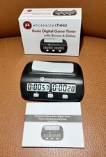 Wholesale Chess Basic Digital Clock & Game Timer w/Bonus & Delay 2 Player LCD
