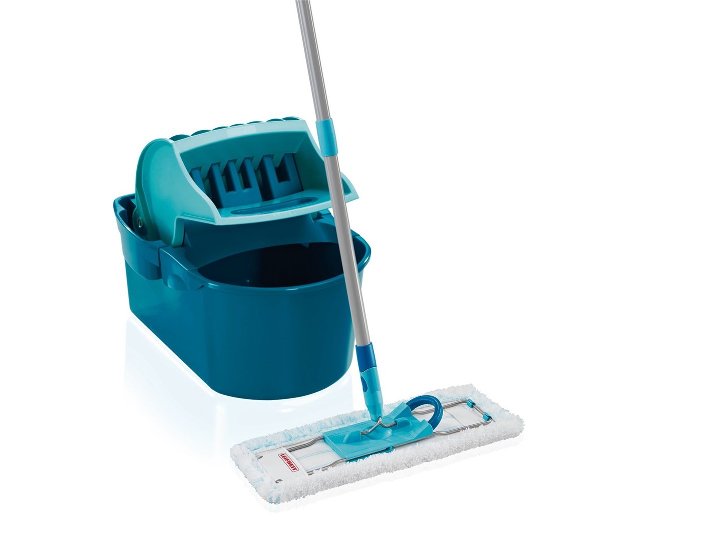 4006501550927 Leifheit 55092 Mopp Mikrofaser 8000 ml Trocken-Nass Blau Grau 14090₽