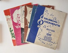 Collection of Vintage Music Books 1222 Chord Organ X 6