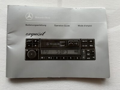 Bedienungsanleitung / Manual / Mode d'emploi  Mercedes Benz exquisit .  D  GB  F