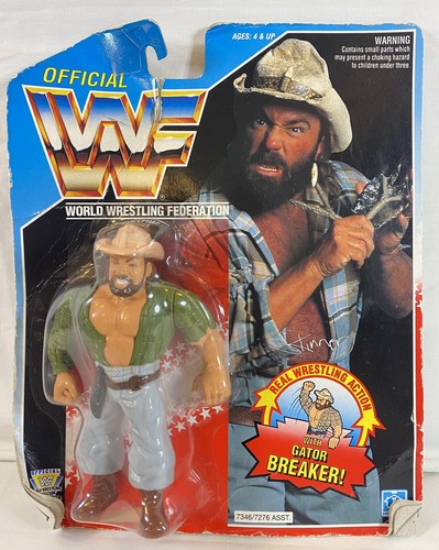 HASBRO WWF SKINNER FIGURE ON BLUE CARD (VERY HARD ...