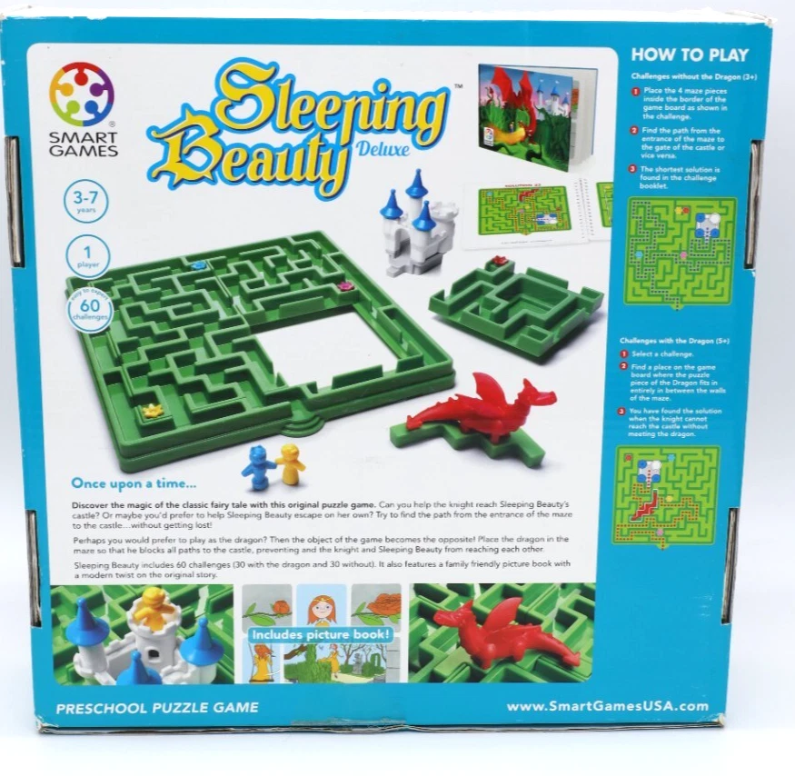 Smart Games' Sleeping Beauty Deluxe Preschool Puzzle Game 3-7 Years Old - Image 2 of 4