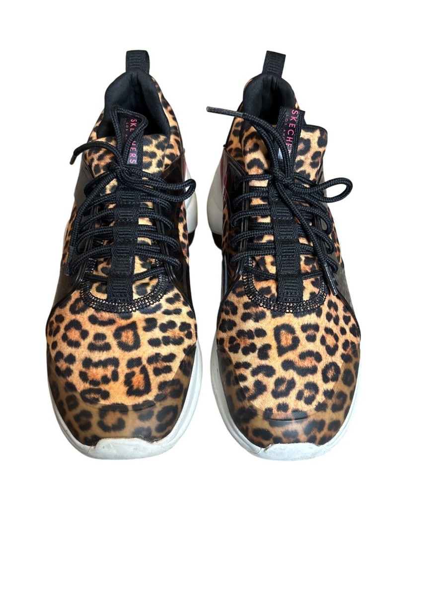 Skechers Women's Solei ST Urban Safari Animal Print Sneaker Size