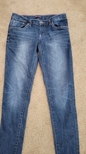 Levi's Leggings Girl Size 16 Regular Blue Denim Jean Skinny Comfort Stretch - Picture 8 of 9