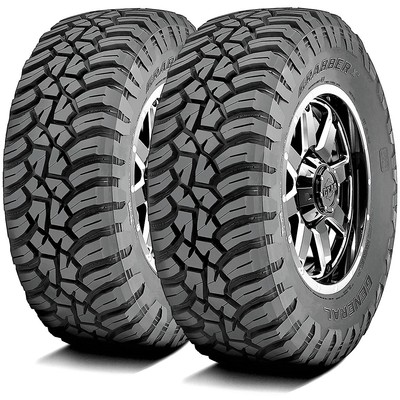 2 Tires General Grabber X3 LT 35X12.50R18 Load E 10 Ply MT M/T Mud