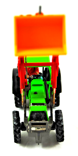 Unique 1:32 Britains 9574 FRONT LOADER For FARM Tractors w 3 Loading ATTACHMENTS - Picture 10 of 22