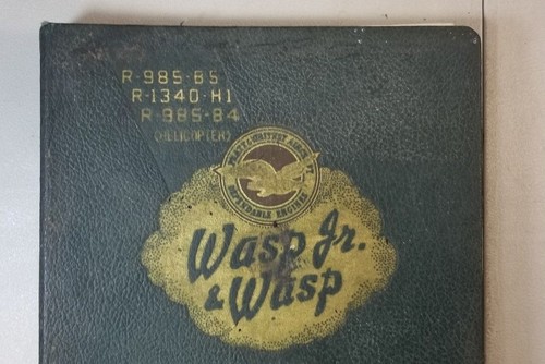 VINTAGE BOOK PRATT WHITNEY ARMY MAINTENANCE MANUAL WASP WASP JR JULY 1955 53A - Picture 2 of 6