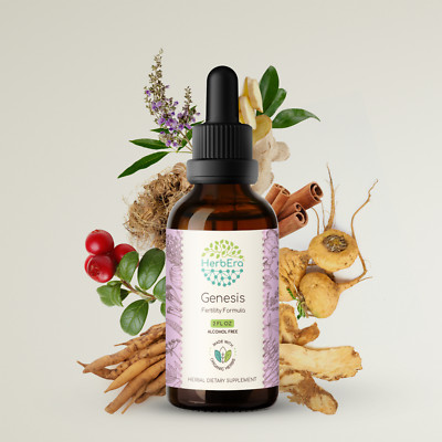HerbEra Genesis Alcohol-FREE Tincture. Fertility Formula