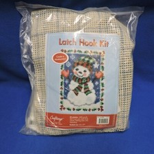 Craftways Latch Hook Kit Mr. Snowflake 550024 20" x 27"