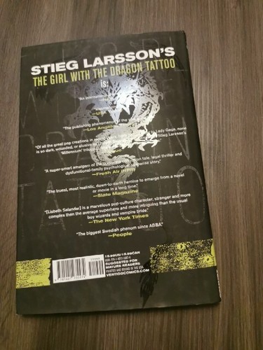 GRAPHIC NOVEL - The Girl With The Dragon Tattoo BOOK ONE, FIRST EDITION - Picture 19 of 20