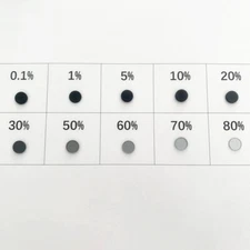 8mm ND Filter Grey Glass Multiple Transmittance 0.1 %  1 5 10 20 30 50 60 70 80