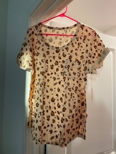a.n.a Womens Round Neck Short Sleeve T 