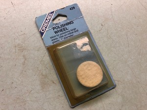 Dremel Tool Felt Polishing Wheel 1 429 Metal Plastic Ebay