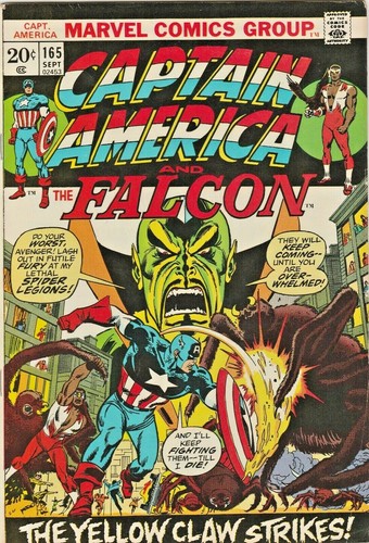 CAPTAIN AMERICA e il FALCONE settembre 1973 F/VF età del bronzo Marvel 20 centesimi   - Foto 1 di 2