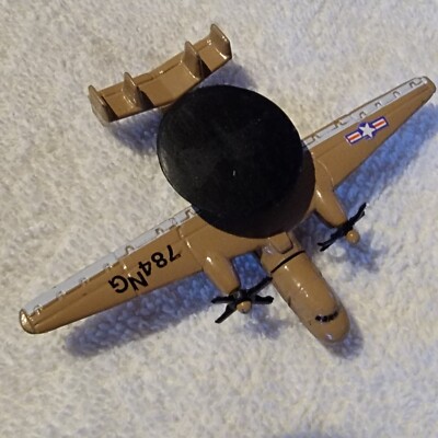 Vintage 80s Zylmex Die Cast Northrop Grumman E-2A Hawkeye A117 Dyna-Flites