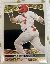 2021 Topps Update Chrome Yadier Molina Black Gold BGC-16 St. Louis Cardinals