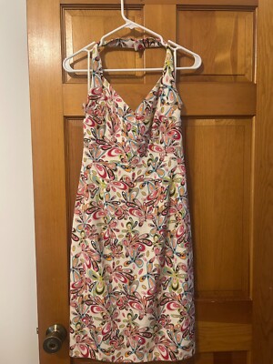 Kay Unger halter sun dress with paisley print Silk Size 4 | eBay Kay Unger halter sun dress with paisley print Silk Size 4 | eBay