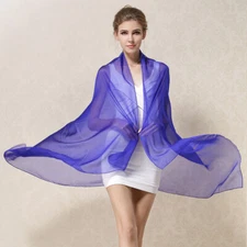 100 silk chiffon long scarf  shawl sunscreen breathable thin cape  for women